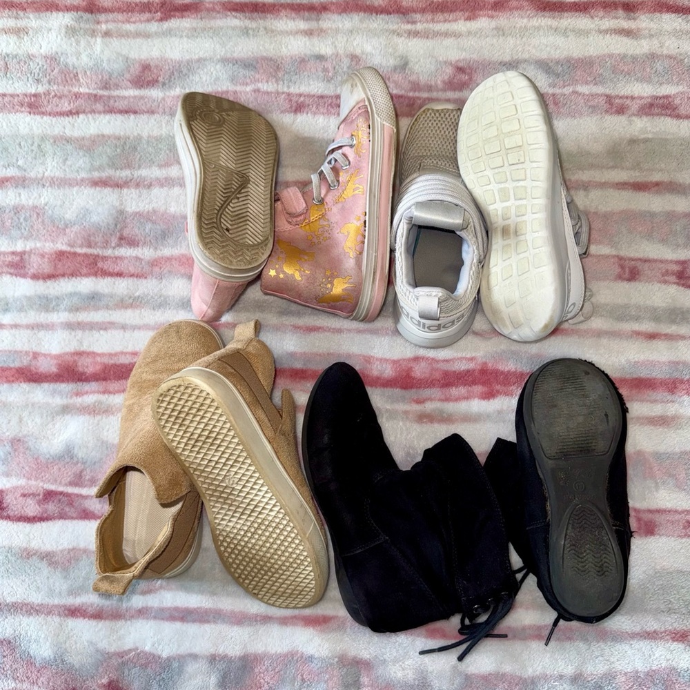 Kids Shoe Set - 4 pairs sz13